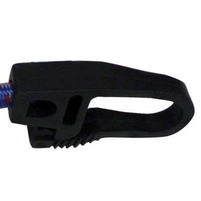 CONF. 50 GANCI PVC P/CORDA FISSABAGAGLI 10 MM
