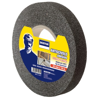 BOSTON NASTRO ANTISDRUCCIOLO 25MMX18M NERO