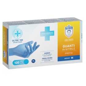 Bericah Dr Protec Protix - Guanti monouso Nitrile Senza polvere AQL 1,5 - Box 100 pz Bericah Dr Protec Protix - Guanti monouso Nitrile Senza polvere AQL 1,5 - Box 100 pz