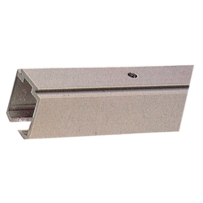 BINARIO PORTE SCORREVOLI ALLUM 30,8X32 MM DA 4 M