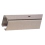 BINARIO PORTE SCORREVOLI ALLUM 30,8X32 MM DA 4 M