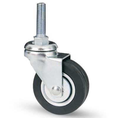 RUOTA MOBILE D 50 MM GOMMA 160/B PERNO 8MA POR 30 KG