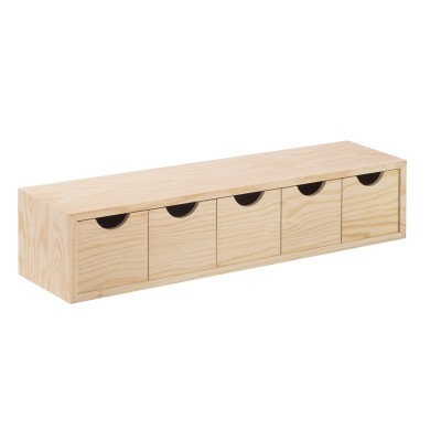 CASSETTIERA MINI 5 CASSETTI 56X13XH12 CM