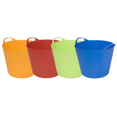 CESTA MULTIUSO 25 L COLORI ASSORTITI 38XH30 CM