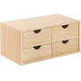 CASSETTIERA MINI 4 CASSETTI 40X20X18,5 CM
