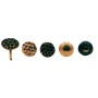 SC BULLETTA TAPPEZZIERE LISCIA BRON SFUM  9 MM 50 PZ