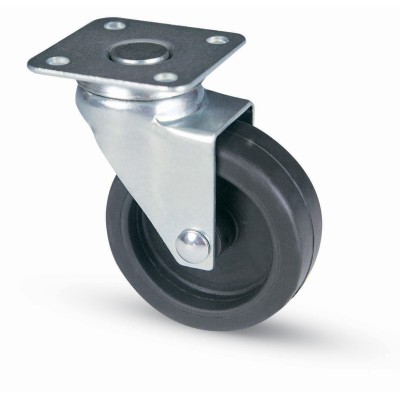 BL RUOTA GOMMA 220 D.40 C/PIASTRA  2 PZ