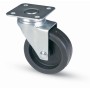 BL RUOTA GOMMA 220 D.40 C/PIASTRA  2 PZ