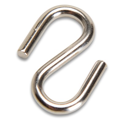 GANCIO A S P/CATENA D 2,4 MM ACCIAIO NICHELATO