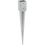PIASTRA 797 SUPPORTO PILASTRO ZINC FUOCO 91X91 MM