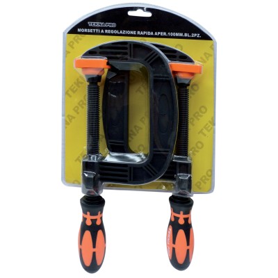 MORSETTO A REGOLAZIONE RAPIDA APER 50 MM BL 2 PZ