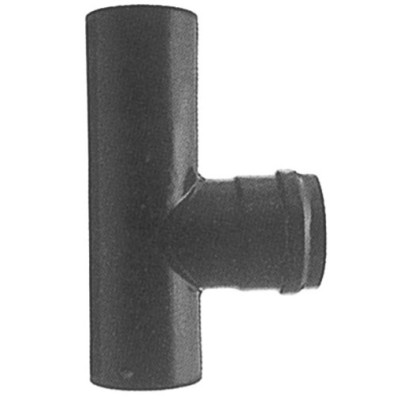 RACCORDO A T P/STUFA A PELLET ATTACCO MFM D  8 CM NERO OPACO