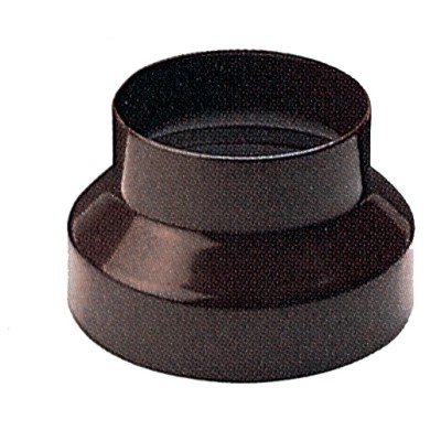 RIDUZIONE P/TUBO DI STUFA D 12/10 CM MARRONE