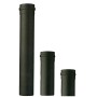 TUBO P/STUFA A PELLET H  25 CM D 10 CM NERO OPACO