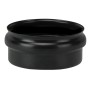 SCARICO CONDENSA CIECO P/STUFA PELLET D 10CM NERO OPACO