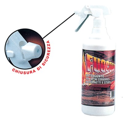 PULITORE P/VETRI STUFE E CAMINI FUOCOBELLO 750ML