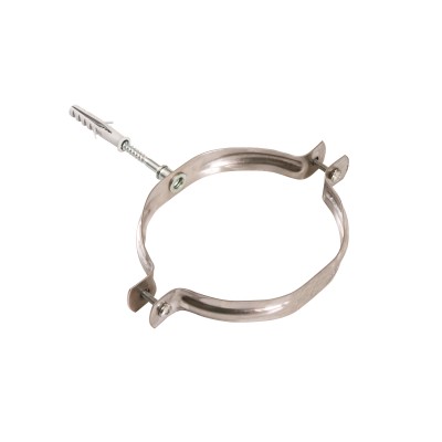 COLLARE INOX C/TASSELLO P/TUBO STUFA 12 CM