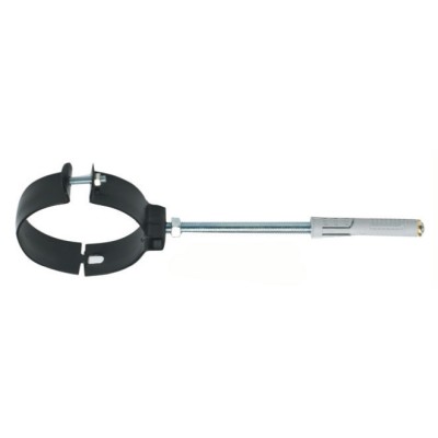 COLLARE P/TUBO STUFA A PELLET NERO SAT D  8 CM