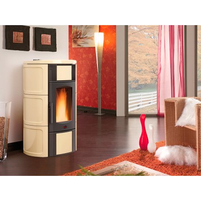 STUFA PELLET 20 KW ISIDE IDRO 2.0 CERAM. PERGAM.
