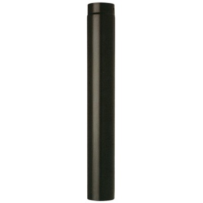TUBO PLUS PORCELLANATO H 100 CM D 12 CM NERO OPACO