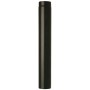 TUBO PLUS PORCELLANATO H 100 CM D 12 CM NERO OPACO