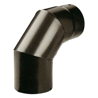 GOMITO PLUS PORCELLANATO 90 D 15 CM NERO OPACO