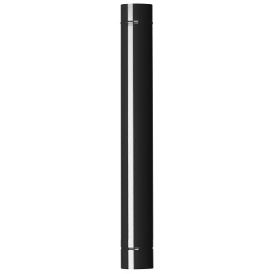 TUBO P/STUFA H 100 CM D 13 CM NERO OPACO