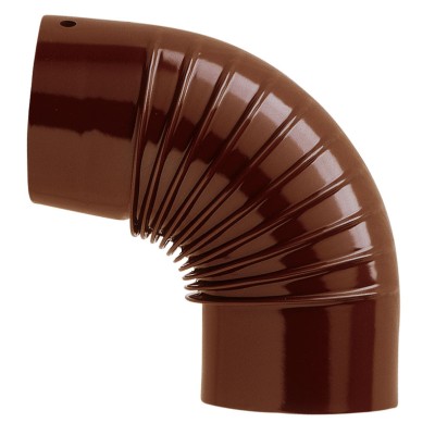 GOMITO P/STUFA 90 D 13 CM MARRONE