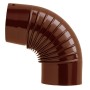 GOMITO P/STUFA 90 D 13 CM MARRONE