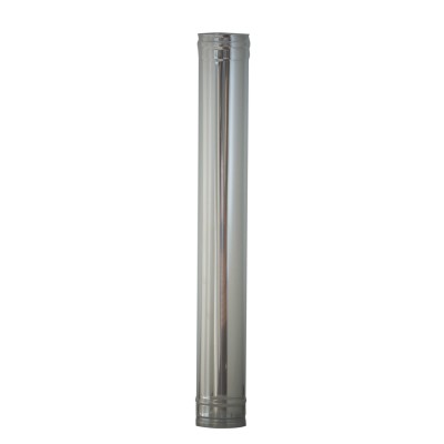 TUBO INOX AISI 304 H 100 CM D 20 CM