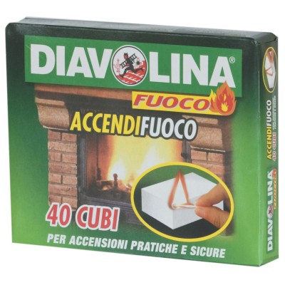 ACCENDIFUOCO  40 CUBI DIAVOLINA 15300