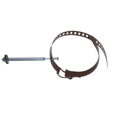 COLLARE P/TUBO DI STUFA D 8/14 CM NERO