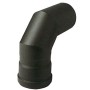 GOMITO P/STUFA A PELLET 90 ATTACCO MF D  8 CM NERO OPACO