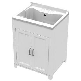 KIT LAVATOIO RESINA ANTIACIDO 60X50 CM BIANCO KIT LAVATOIO RESINA ANTIACIDO 60X50 CM BIANCO