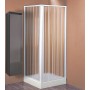 BOX DOCCIA A SOFFIETTO  80/60X 80/60 CM IN KIT