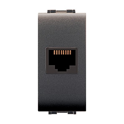 LIFE 4083 PRESA TELEFONICA RJ45 PLUG 8/8 GRIGIO ANT