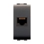 LIFE ART.4083 PRESA TELEF. RJ45 PLUG 8/8 NERO