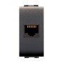 LIFE 4084 PRESA TELEFONICA RJ11 PLUG 6/4 GRIGIO ANT