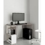 KIT SCRIVANIA 117X50X73,5 CM ROVERE GR./BIANCO
