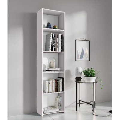 KIT LIBRERIA 4 RIPIANI 45X25XH183 CM BIANCO