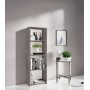 KIT LIBRERIA 3 RIPIANI 45X25XH138 CM ROVERE GRIGIO