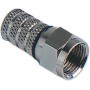 CONNETTORE A VITE TIPO F P/CAVO SAT TV 6,40MM