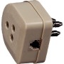 FME 22.170 SPINA TELEFONICA + PRESA PLUG 6-4C
