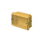 SCATOLA RETTANGOLARE INCASSO 4 P 118X70X48 MM