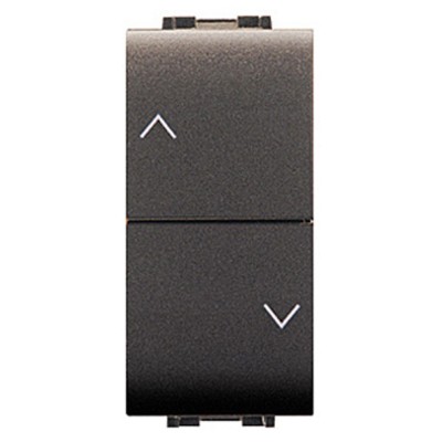 LIFE 4022 DOPPIO PULSANTE P/TAPPARELLE GRIGIO A