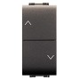 LIFE 4022 DOPPIO PULSANTE P/TAPPARELLE GRIGIO A