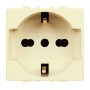 TONDO ECL 2550 PRESA SCHUKO BIPASSO 10/16A