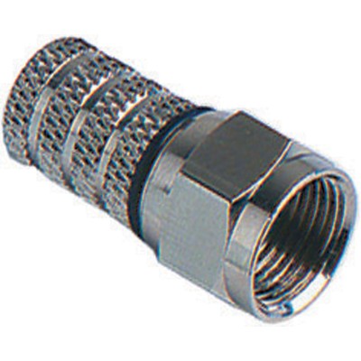 CONNETTORE A VITE TIPO F P/CAVO SAT TV 5,00MM