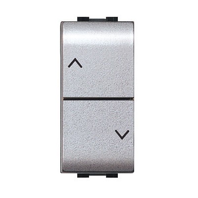 LIFE 4022 TEC DOPPIO PULSANTE P/TAPPAR ARGENTO