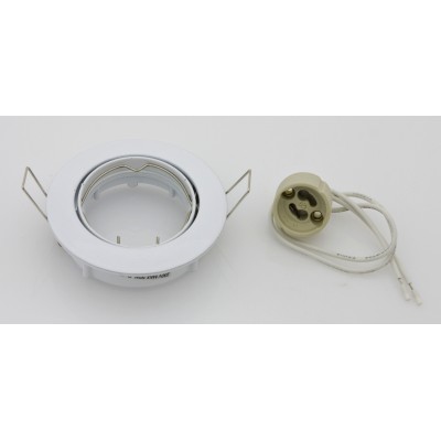 FARETTO INCASSO FISSO P/LED GU10 BIANCO